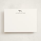 "German Shorthaired Pointer" - Personalized Stationery Cards in Truffle by Baumbirdy - Front