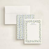 "Camilla" - Personalized Stationery Cards in Cornflower by Sarah Knight - Assembled