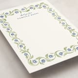 "Camilla" - Personalized Stationery Cards in Cornflower by Sarah Knight - Detail