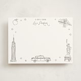 "iconic nyc" - Personalized Stationery Cards in Haze by Sarah Curry - Front