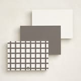 "iconic nyc" - Personalized Stationery Cards in Haze by Sarah Curry - Back of Card Options