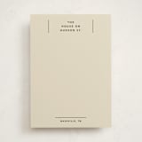 "Hudson" - Personalized Stationery Cards in Vanilla by Kelly Watkins - Front