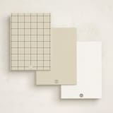 "Hudson" - Personalized Stationery Cards in Vanilla by Kelly Watkins - Back of Card Options