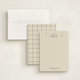 "Hudson" - Personalized Stationery Cards in Vanilla by Kelly Watkins - Assembled