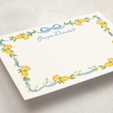 "Limoncello" - Personalized Stationery Cards in Lemon by Petra Kern - Detail