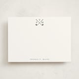 "Golf pro monogram" - Personalized Stationery Cards in Forest by Stacey Meacham - Front