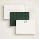 "Golf pro monogram" - Personalized Stationery Cards in Forest by Stacey Meacham - Assembled