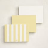 "Ciao" - Personalized Stationery Cards in Limoncello by Tamara Hilje - Back of Card Options