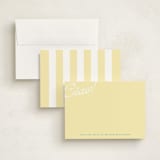 "Ciao" - Personalized Stationery Cards in Limoncello by Tamara Hilje - Assembled
