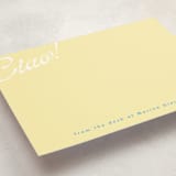 "Ciao" - Personalized Stationery Cards in Limoncello by Tamara Hilje - Detail