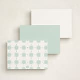 "Daydreaming" - Personalized Stationery Cards in Ocean by Alston Foster - Back of Card Options