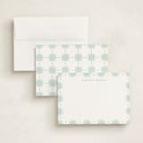 "Daydreaming" - Personalized Stationery Cards in Ocean by Alston Foster - Assembled