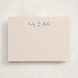 "Tini Bikini" - Personalized Stationery Cards in Denim by Aviva Atri - Front