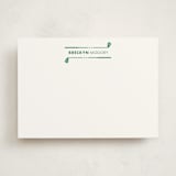 "On the Green" - Personalized Stationery Cards in Grass by Pinky Diamond Studio - Front