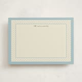 "Polka Dot Frame" - Personalized Stationery Cards in Garden by Robert and Stella - Front