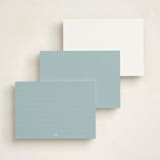 "Polka Dot Frame" - Personalized Stationery Cards in Garden by Robert and Stella - Back of Card Options