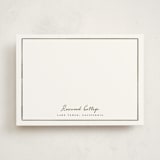 "Rosewood" - Personalized Stationery Cards in Ivy by Adelyn T. - Front