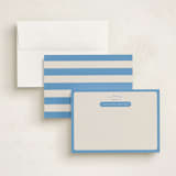 "Prep" - Personalized Stationery Cards in Ocean by Alexandra Cohn - Assembled