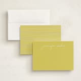 "signature headline" - Personalized Stationery Cards in Key Lime by JoAnn Jinks - Assembled