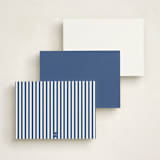 "overdue" - Personalized Stationery Cards in Sky by Sara Hicks Malone - Back of Card Options