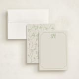"Blooming Letters" - Personalized Stationery Cards in Spring by Alize Cetintas Kure - Assembled