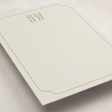 "Blooming Letters" - Personalized Stationery Cards in Spring by Alize Cetintas Kure - Detail