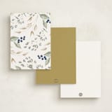 "Happy Dreams" - Personalized Stationery Cards in Natural by Ekaterina Romanova - Back of Card Options