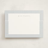 "Spring striped" - Personalized Stationery Cards in Water by Lea Delaveris - Front