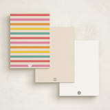 "Cheerful" - Personalized Stationery Cards in Buttercup by Jessica Williams - Back of Card Options