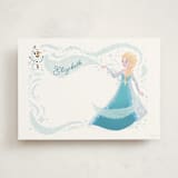 "Frozen Snow Sparkles" - Personalized Stationery Cards in Snow by curiouszhi - Front