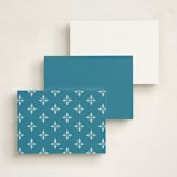 "Frozen Snow Sparkles" - Personalized Stationery Cards in Snow by curiouszhi - Back of Card Options