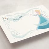 "Frozen Snow Sparkles" - Personalized Stationery Cards in Snow by curiouszhi - Detail