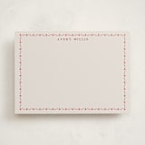 "Starry Wonder" - Personalized Stationery Cards in Marshmallow by Alston Foster - Front