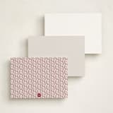 "Starry Wonder" - Personalized Stationery Cards in Marshmallow by Alston Foster - Back of Card Options