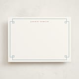 "Timeless Frame" - Personalized Stationery Cards in Frost by Alston Foster - Front