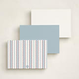 "Timeless Frame" - Personalized Stationery Cards in Frost by Alston Foster - Back of Card Options