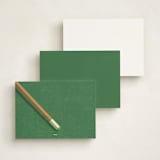 "Billiard Birthday" - Personalized Stationery Cards in Cotton by Susan Zinader - Back of Card Options