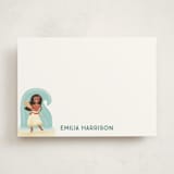 "Make Way, Make Way" - Personalized Stationery Cards in Shell by Itsy Belle Studio - Front