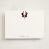 "Shine Bright Disney Minnie" - Personalized Stationery Cards in Bubblegum by Kacey Kendrick Wagner - Front