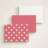 "Shine Bright Disney Minnie" - Personalized Stationery Cards in Bubblegum by Kacey Kendrick Wagner - Back of Card Options