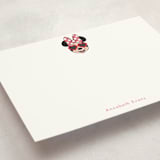"Shine Bright Disney Minnie" - Personalized Stationery Cards in Bubblegum by Kacey Kendrick Wagner - Detail