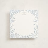 "Wildflower Storybook" - Personalized Stationery Cards in Delphinium by Anna Black - Front