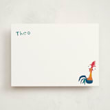 "Disney's Moana Hei Hei" - Personalized Stationery Cards in Cotton by Kristen Knechtel - Front