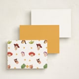 "Pixar's Toy Story Toys" - Personalized Stationery Cards in Cloud by Dani Lugato - Back of Card Options