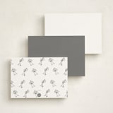"Pixar's Toy Story in pencil" - Personalized Stationery Cards in Cloud by Anna Black - Back of Card Options