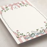 "Disney Princess Cinderella Dress Up" - Personalized Stationery Cards in Rose by Kamala Nahas - Detail