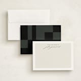 "Understated" - Personalized Stationery Cards in Sand by Susan Zinader - Assembled