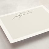 "Understated" - Personalized Stationery Cards in Sand by Susan Zinader - Detail