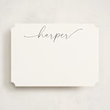 "Flourish" - Personalized Stationery Cards in Ink by Susan Asbill - Front