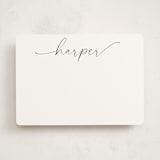 "Flourish" - Personalized Stationery Cards in Ink by Susan Asbill - Front